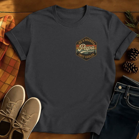 Papa Cooler Grandpa T-Shirt
