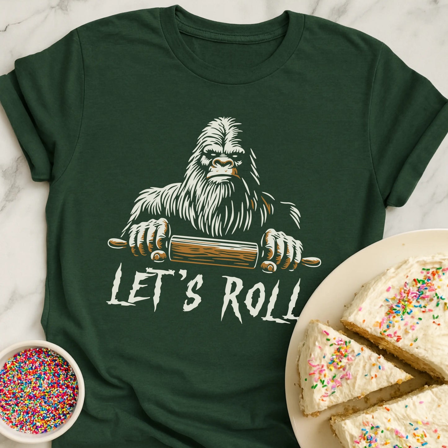 Lets Roll Sasquatch T-Shirt