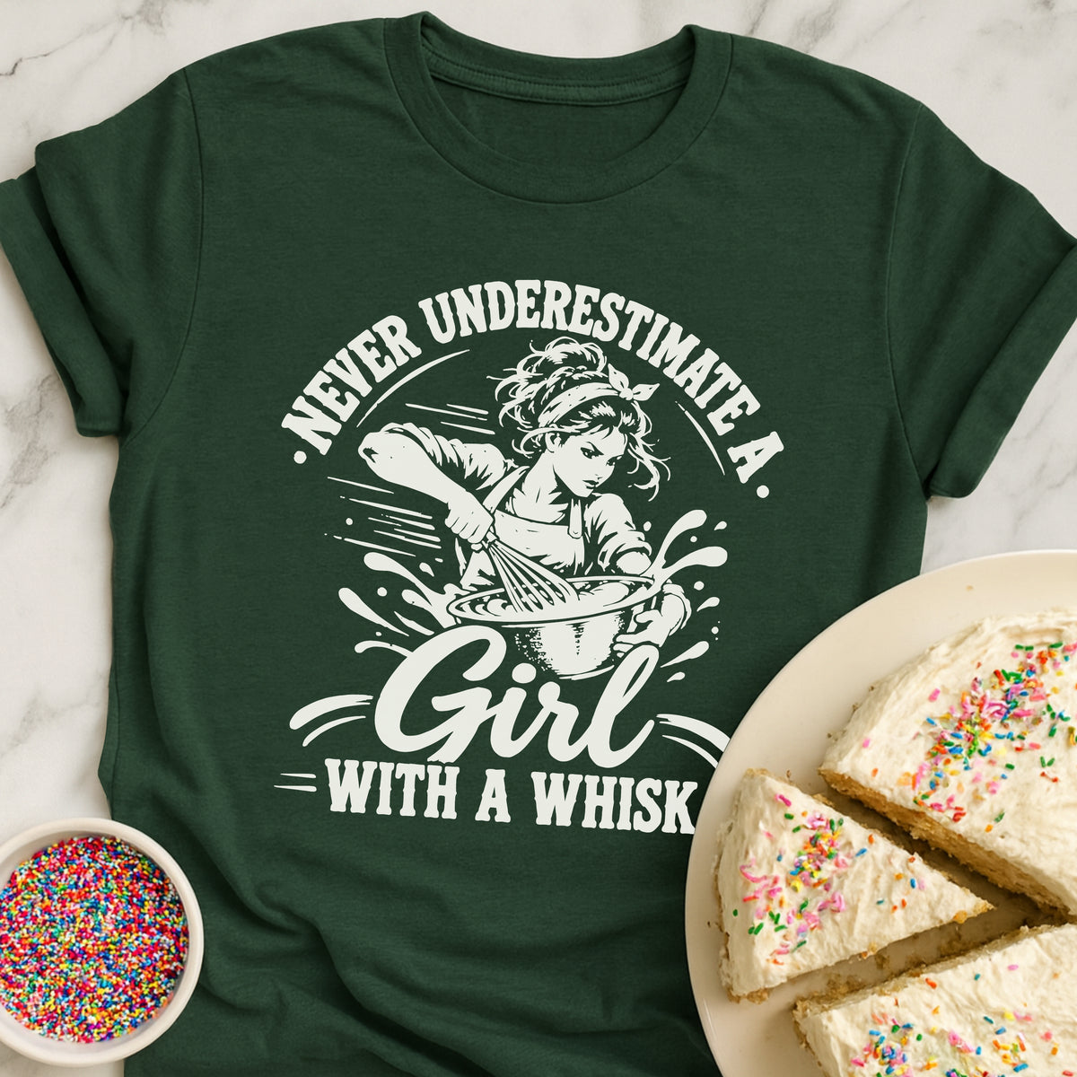 Girl With A Whisk T-Shirt