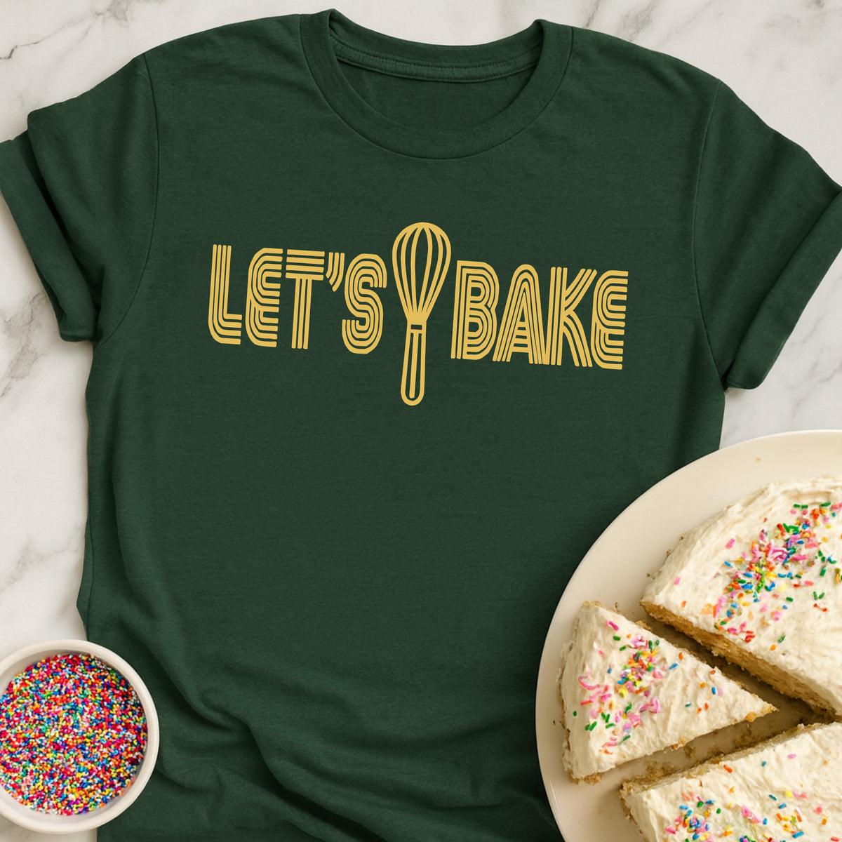 Lets Bake Retro T-Shirt
