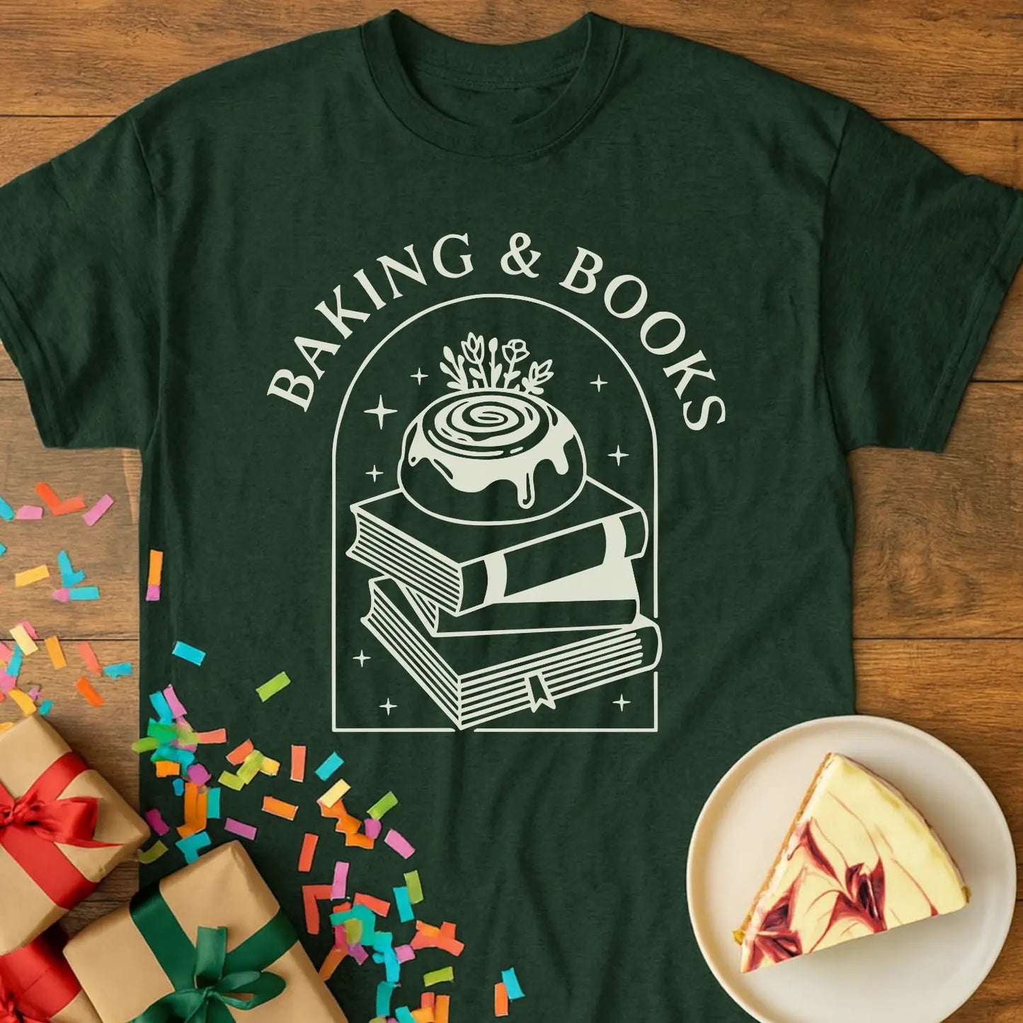Baking and Books Grandma T-Shirt