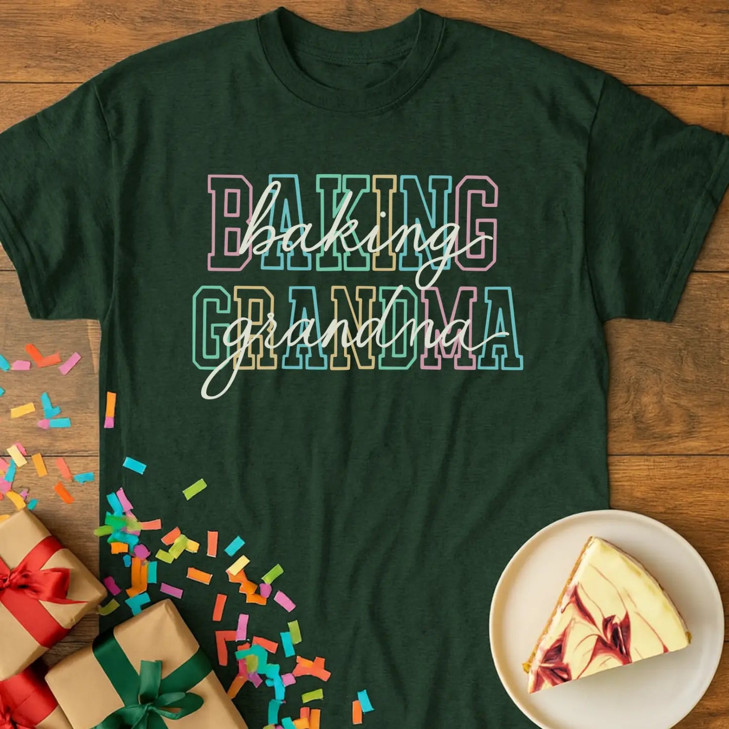 Pastel Lettering Grandma T-Shirt