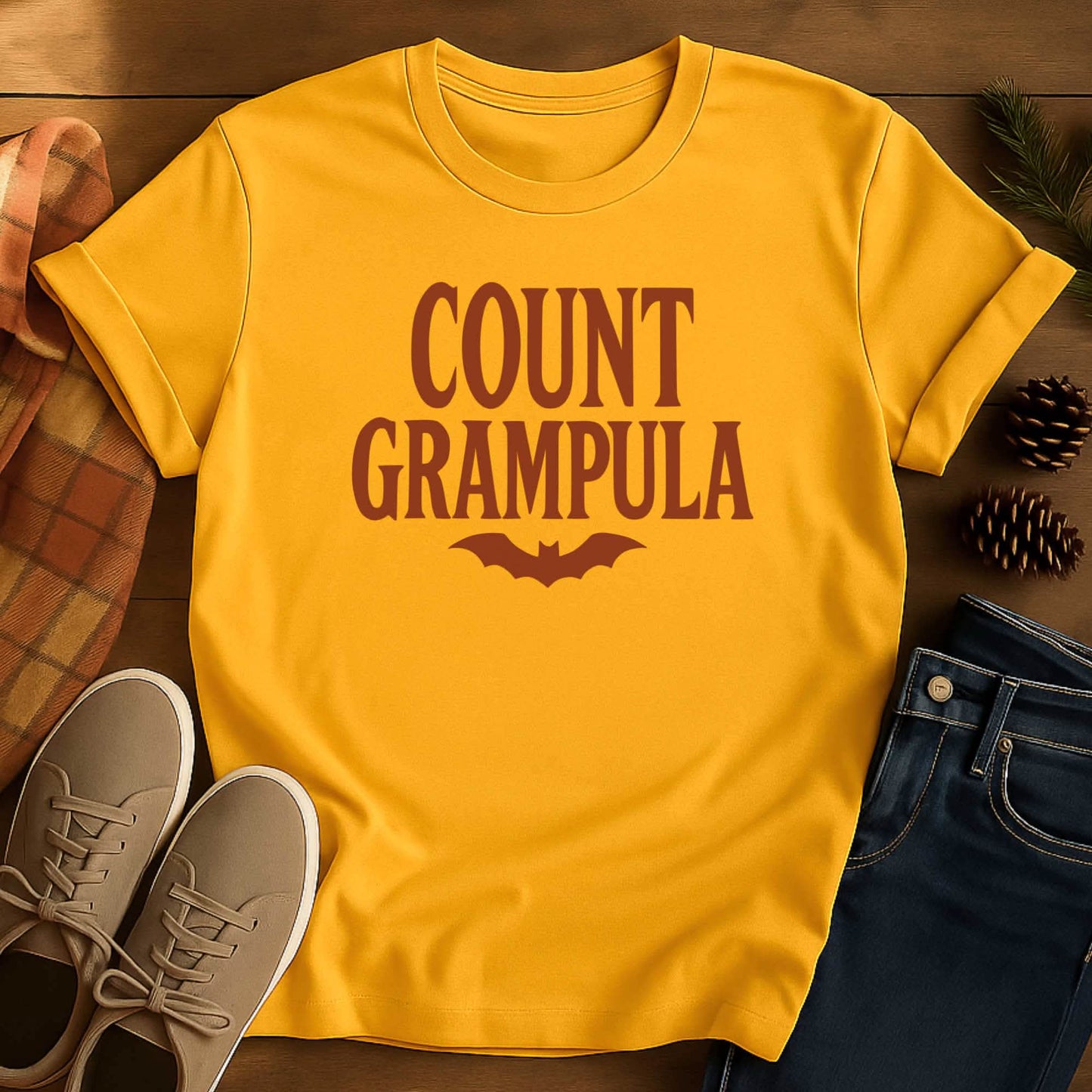 Count Grandpa Halloween T-Shirt