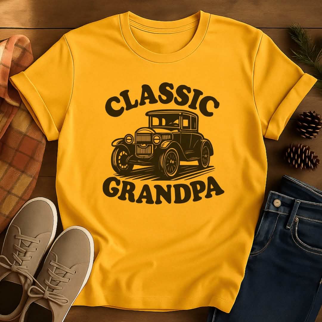 Classic Car Grandpa T-Shirt