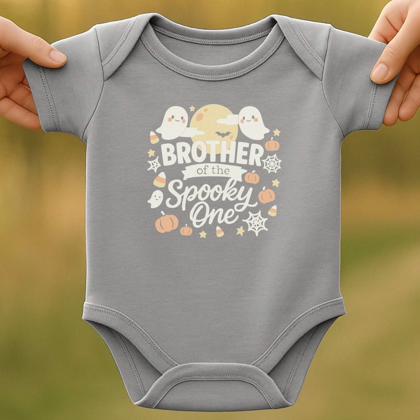 Spooky Brother Baby Halloween Bodysuit