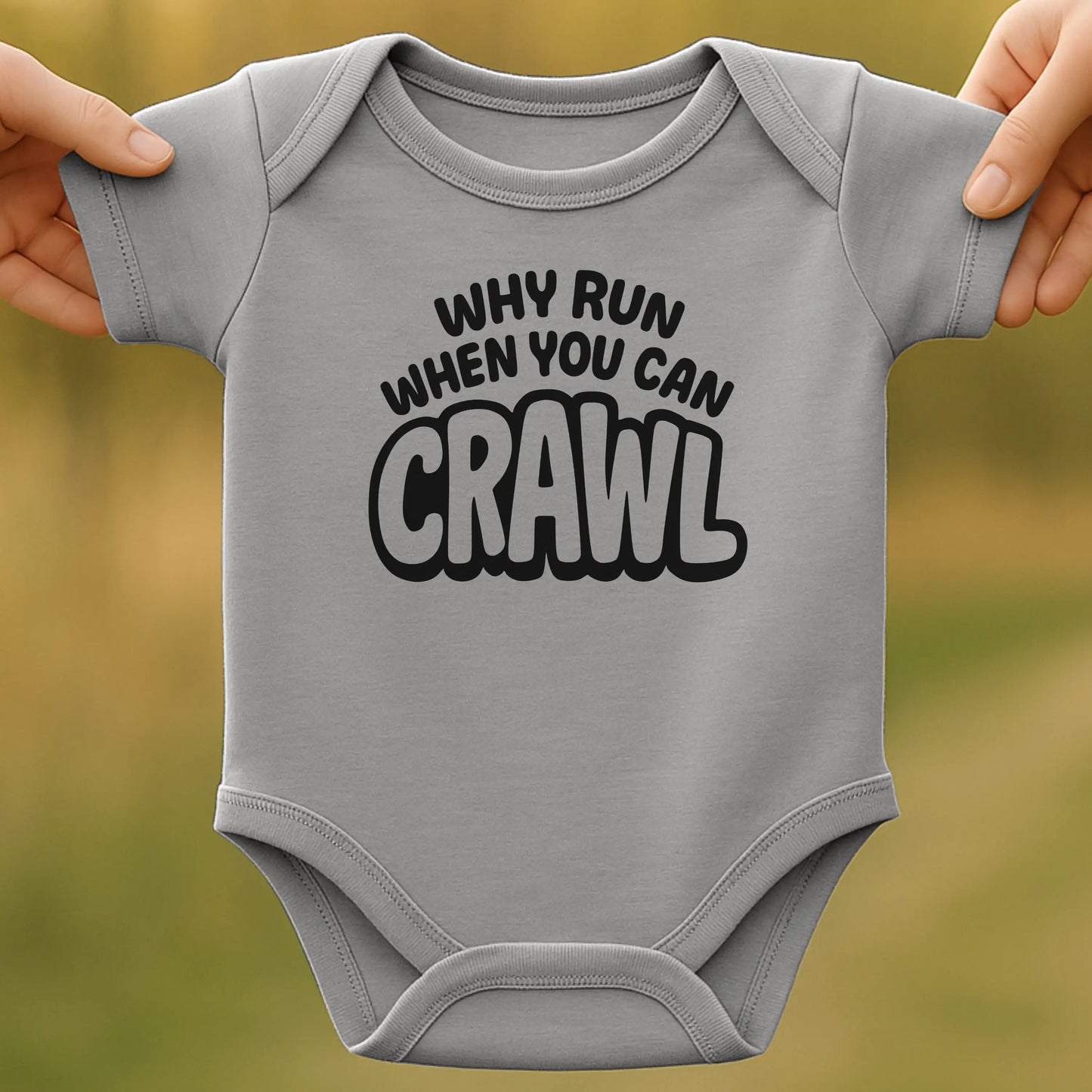 Why Run Baby Bodysuit