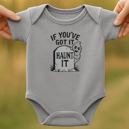 Haunt It Baby Halloween Bodysuit