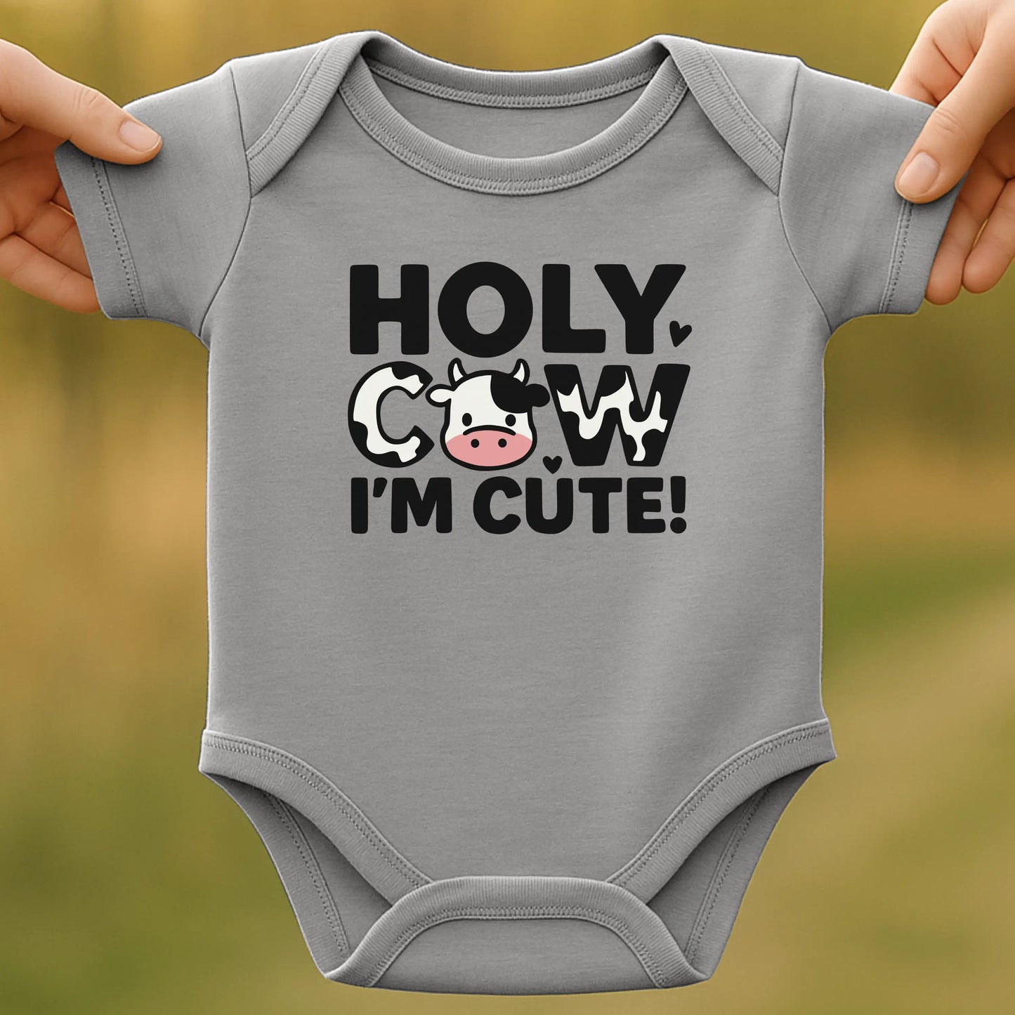 Holy Cow Baby Bodysuit