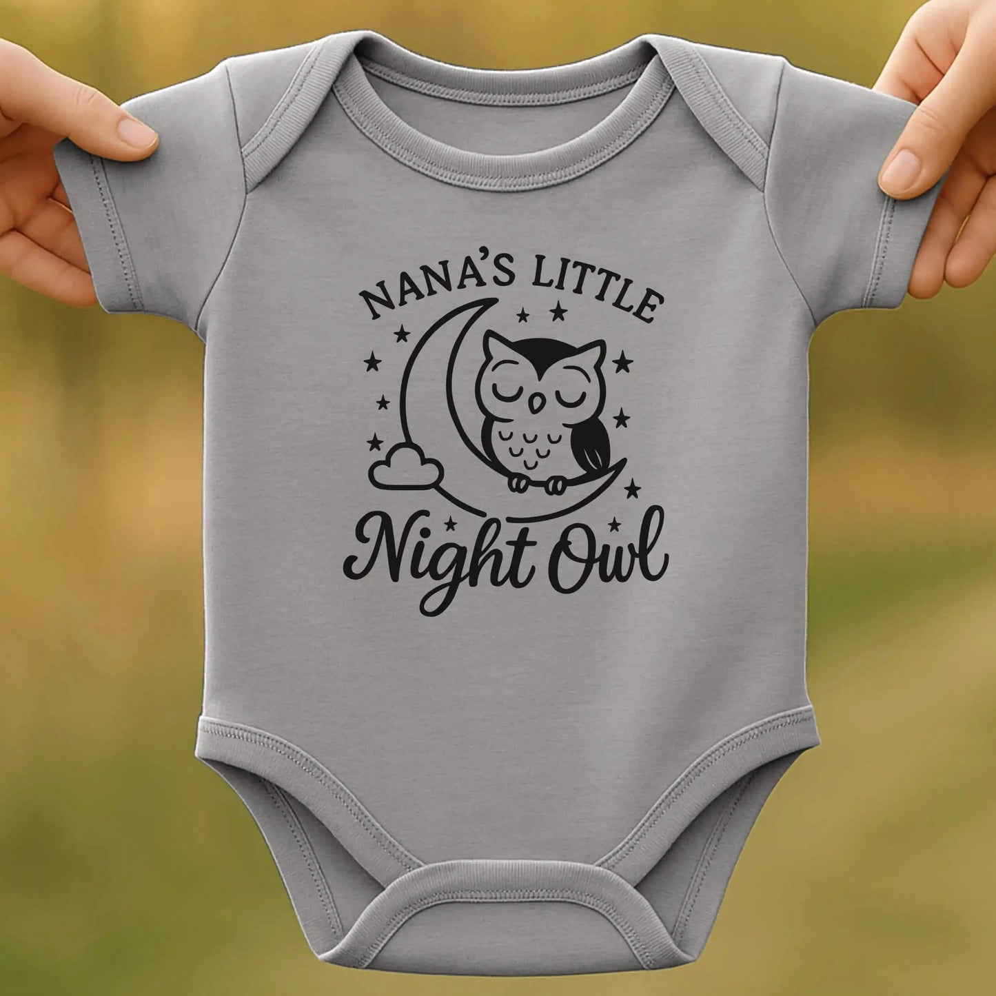 Night Owl Baby Bodysuit
