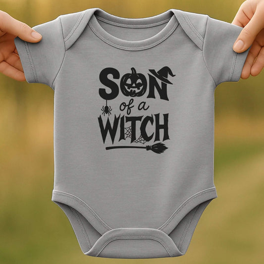 Witches Son Baby Halloween Bodysuit