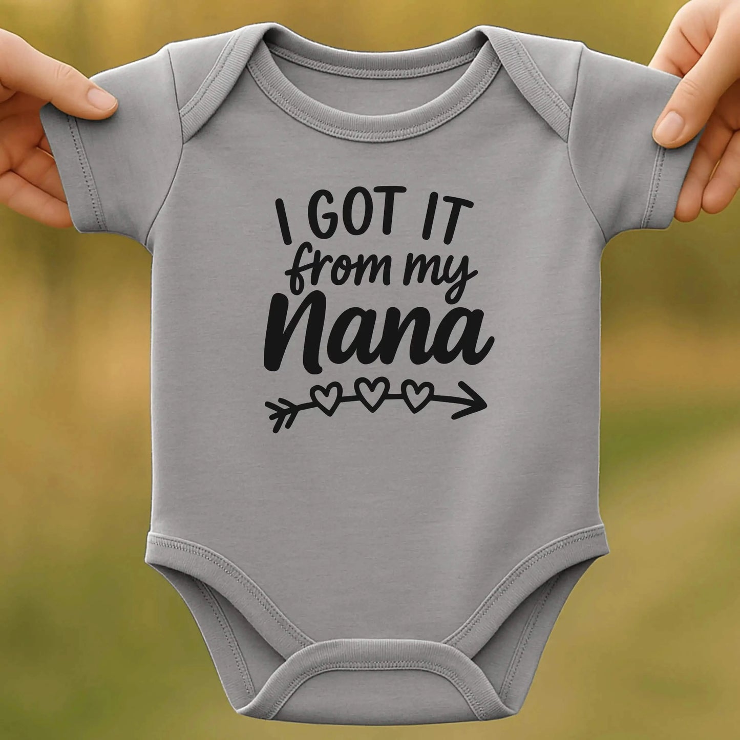 Heart Arrow Baby Bodysuit