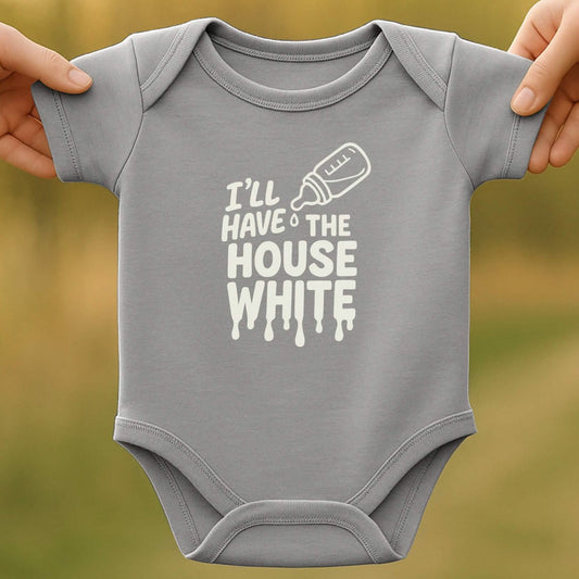 House White Baby Bodysuit