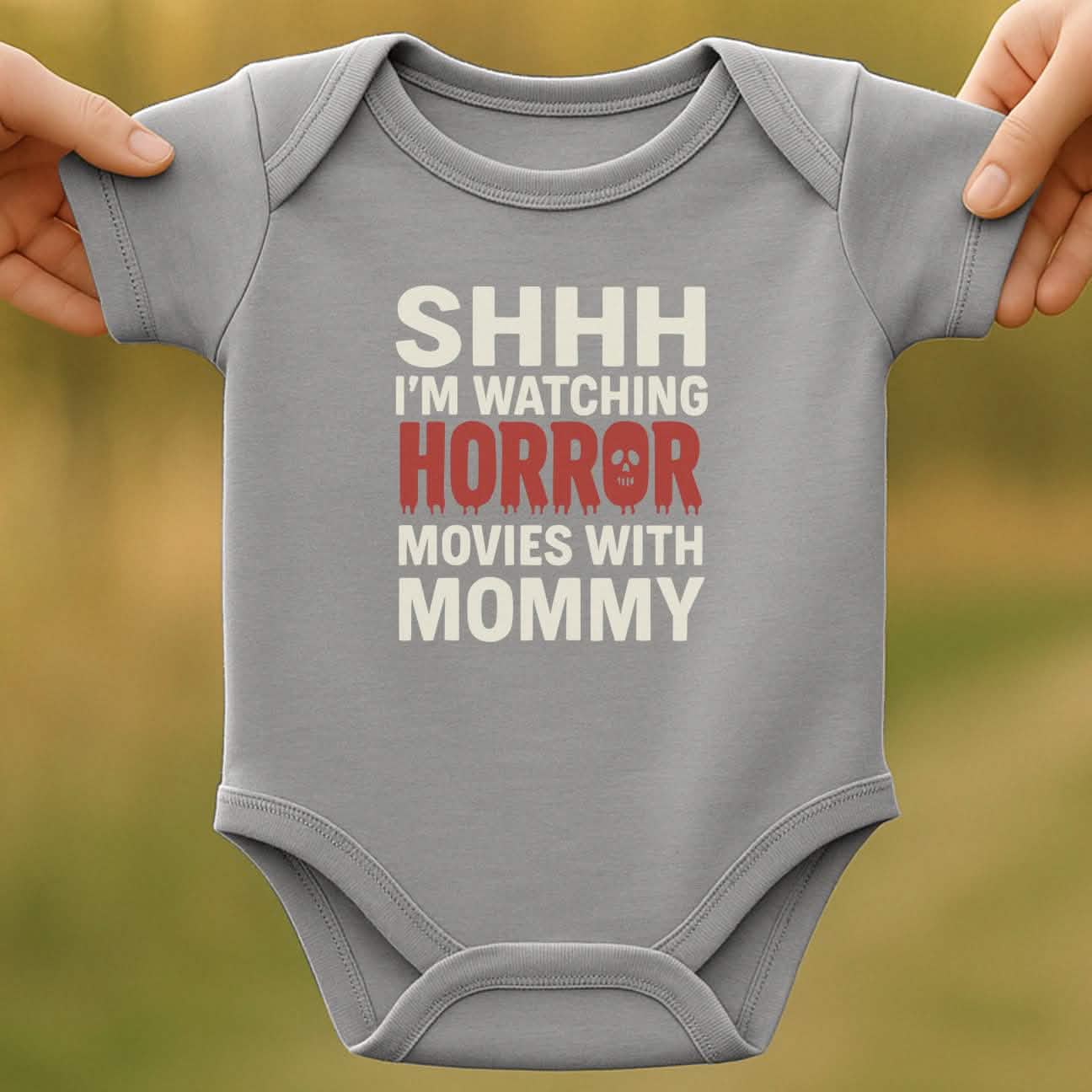 Horror Movie Baby Halloween Bodysuit