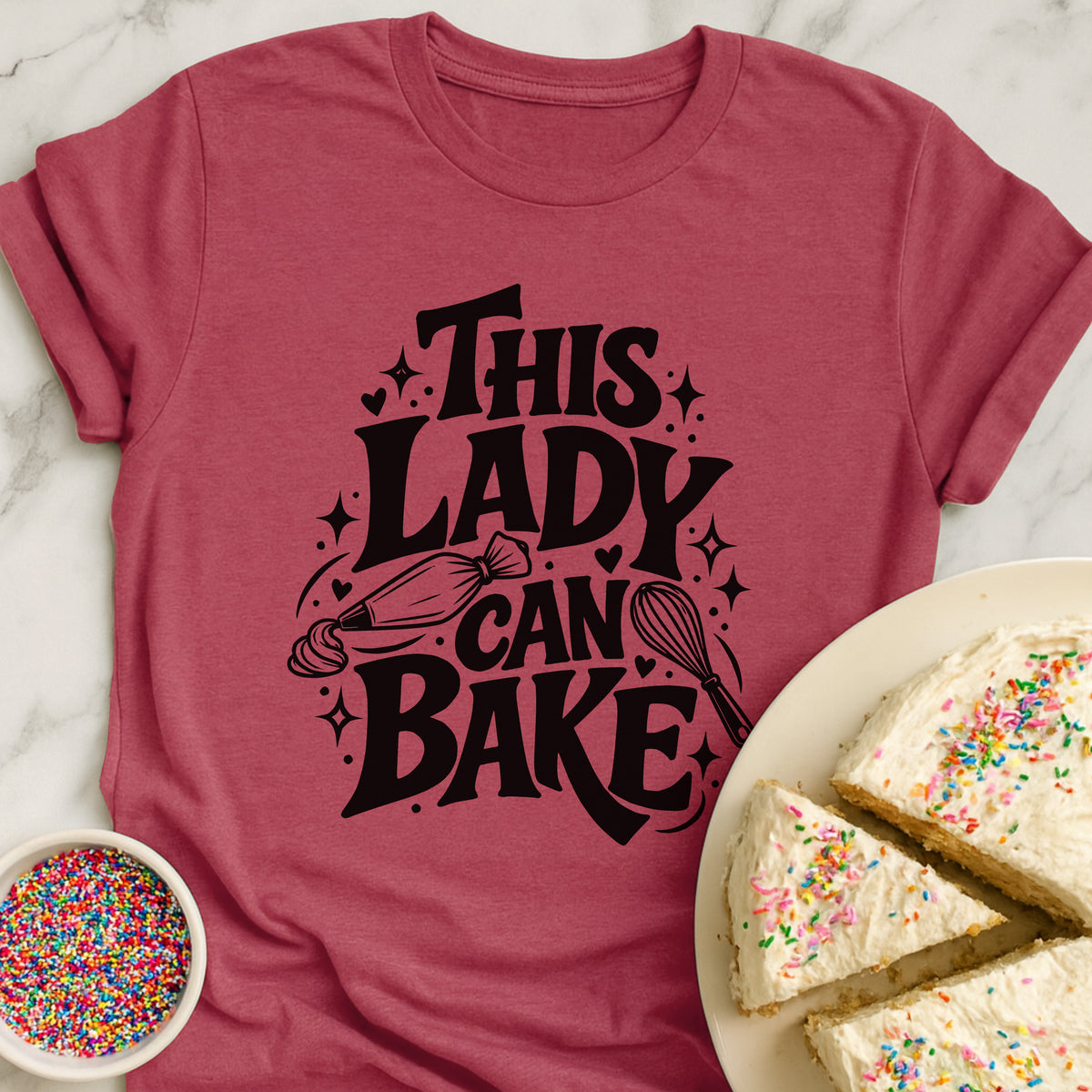 Lady Can Bake T-Shirt