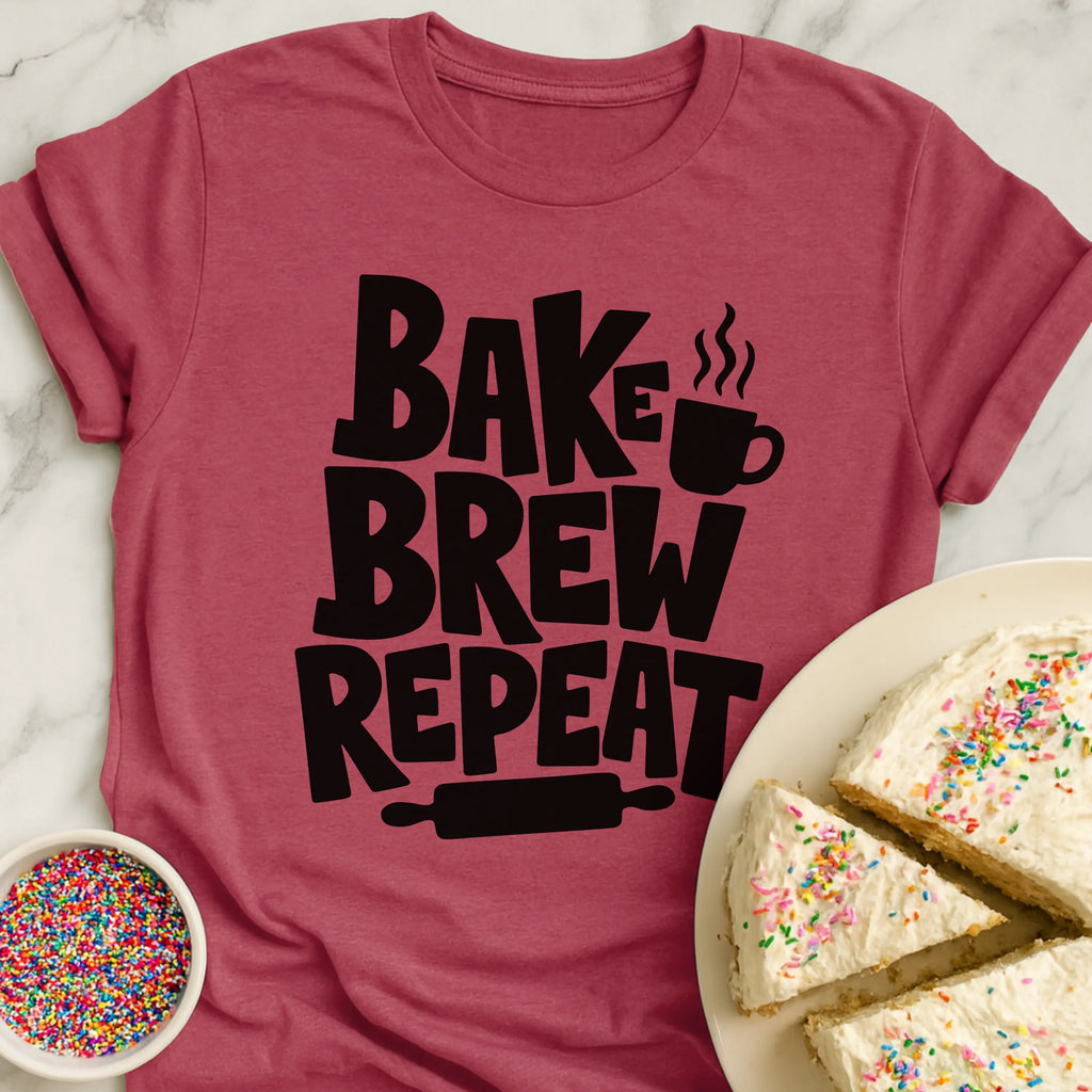 Bake Brew Repeat T-Shirt