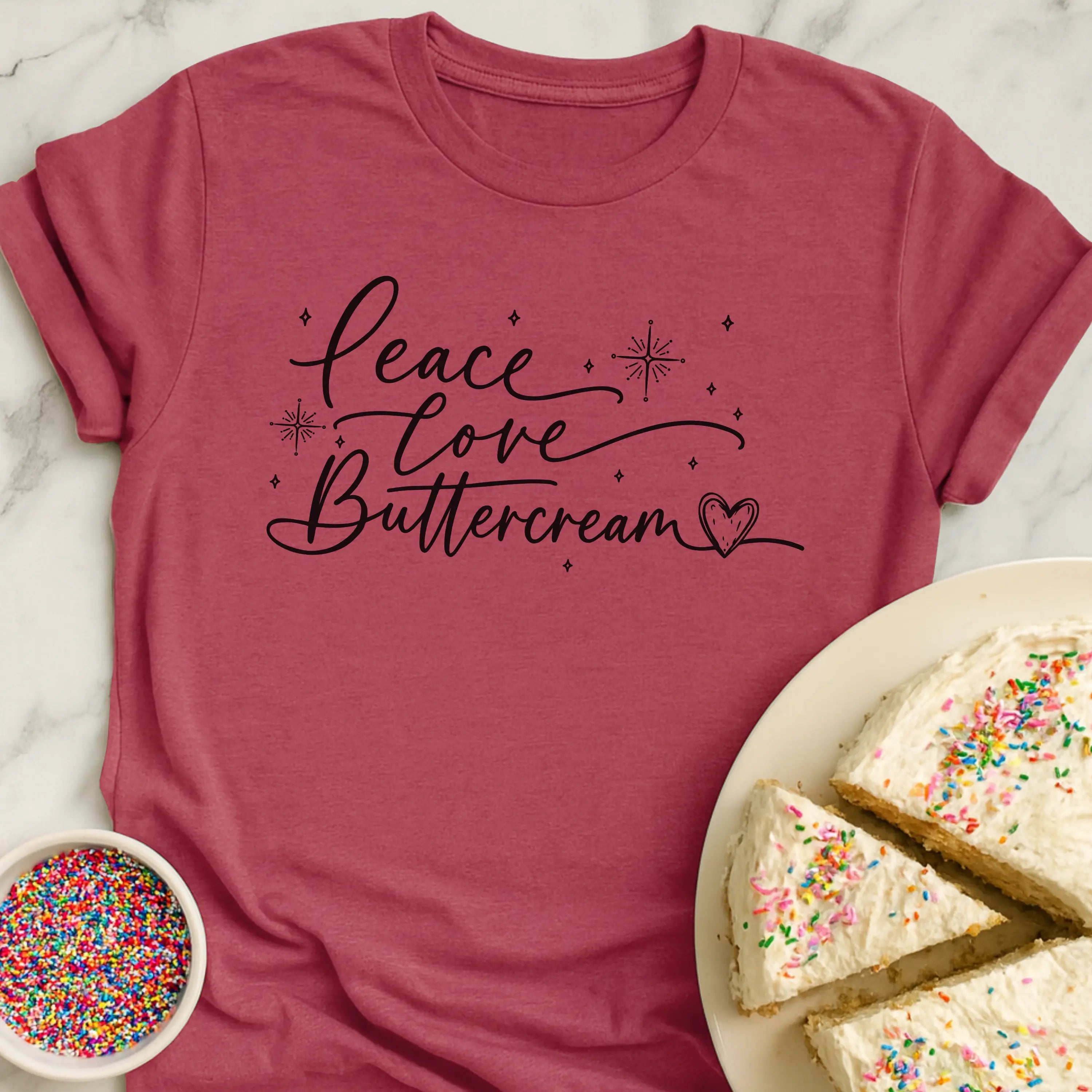 Peace Love Buttercream T-Shirt