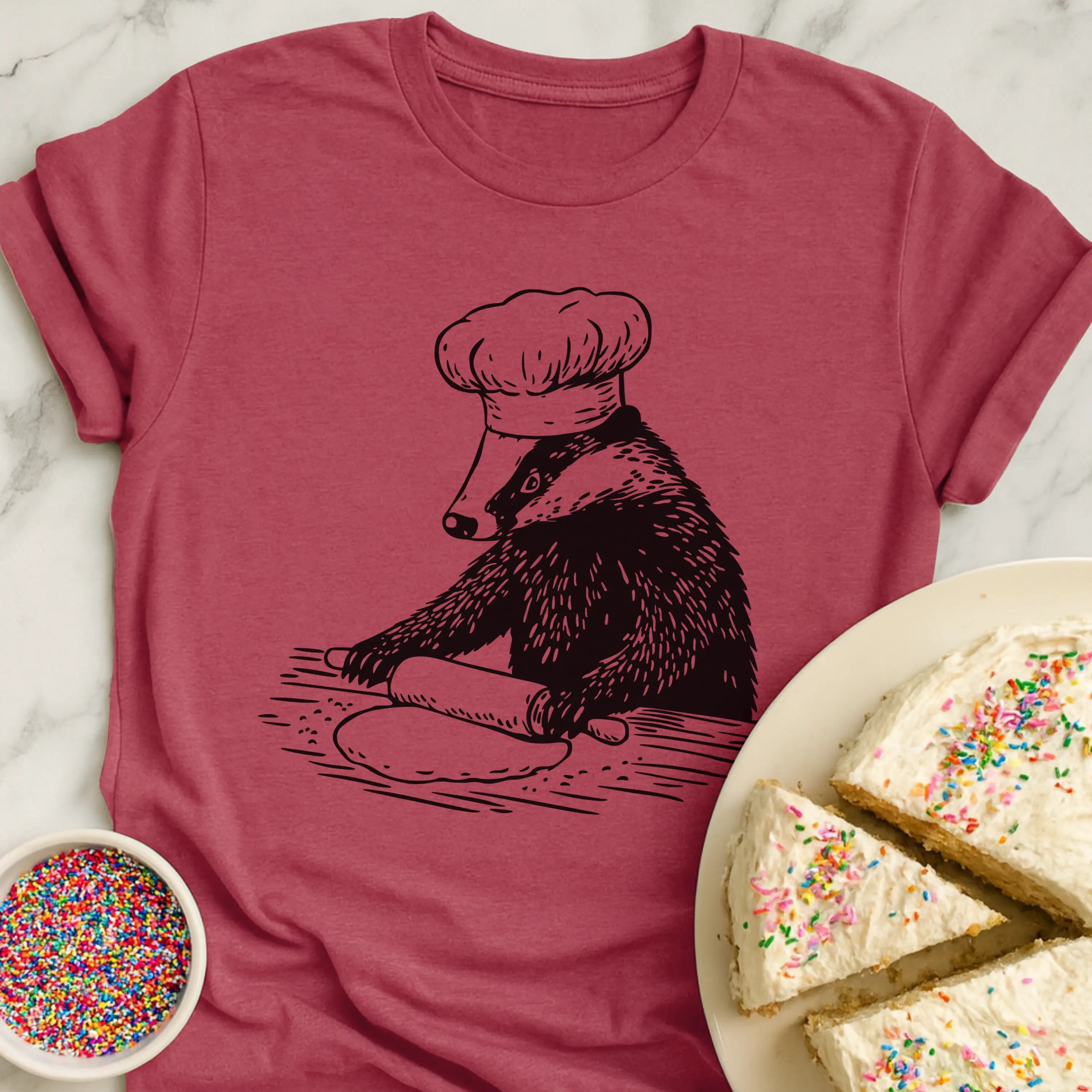 Badger Rolling Dough T-Shirt