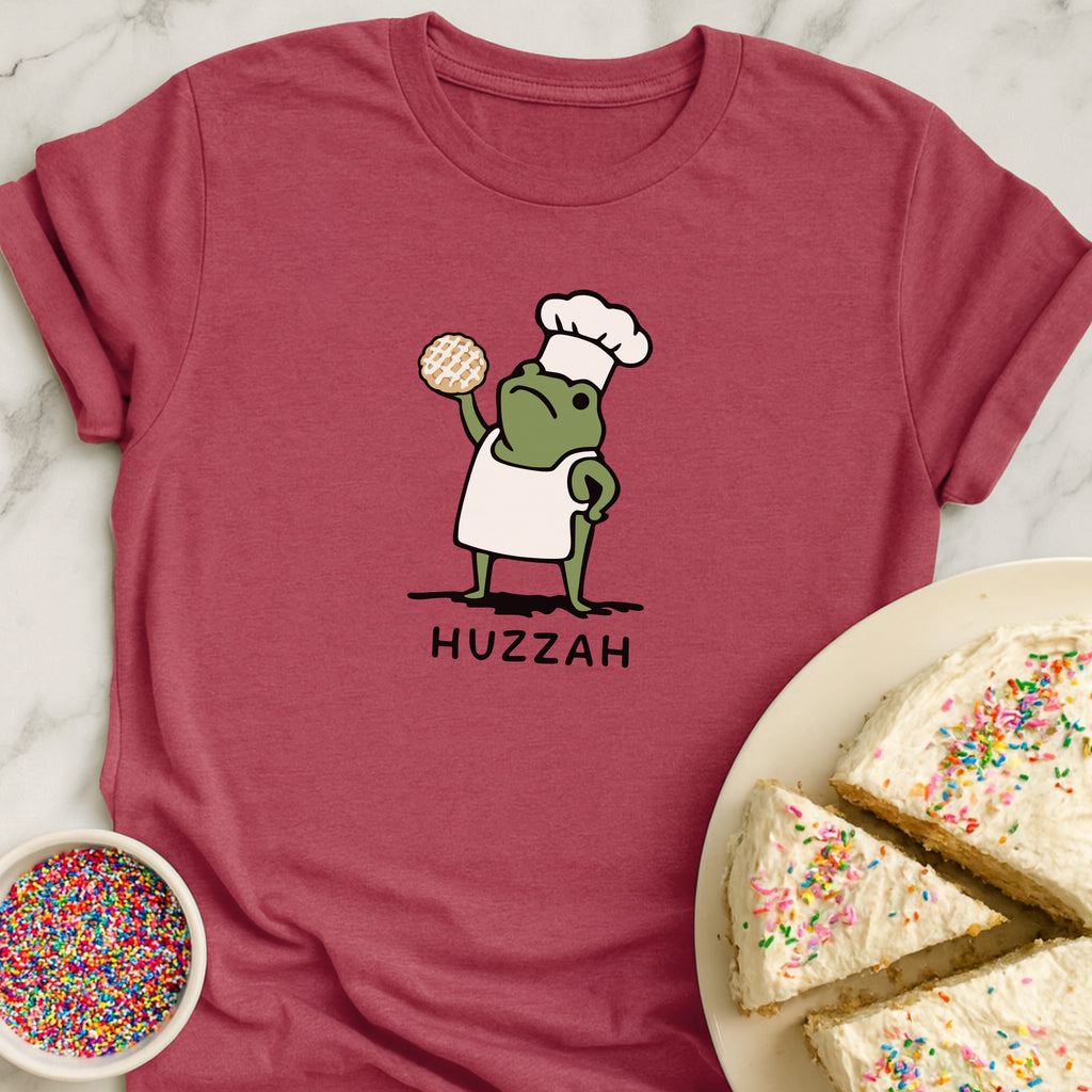 Huzzah Frog Cobbler Cookie T-Shirt