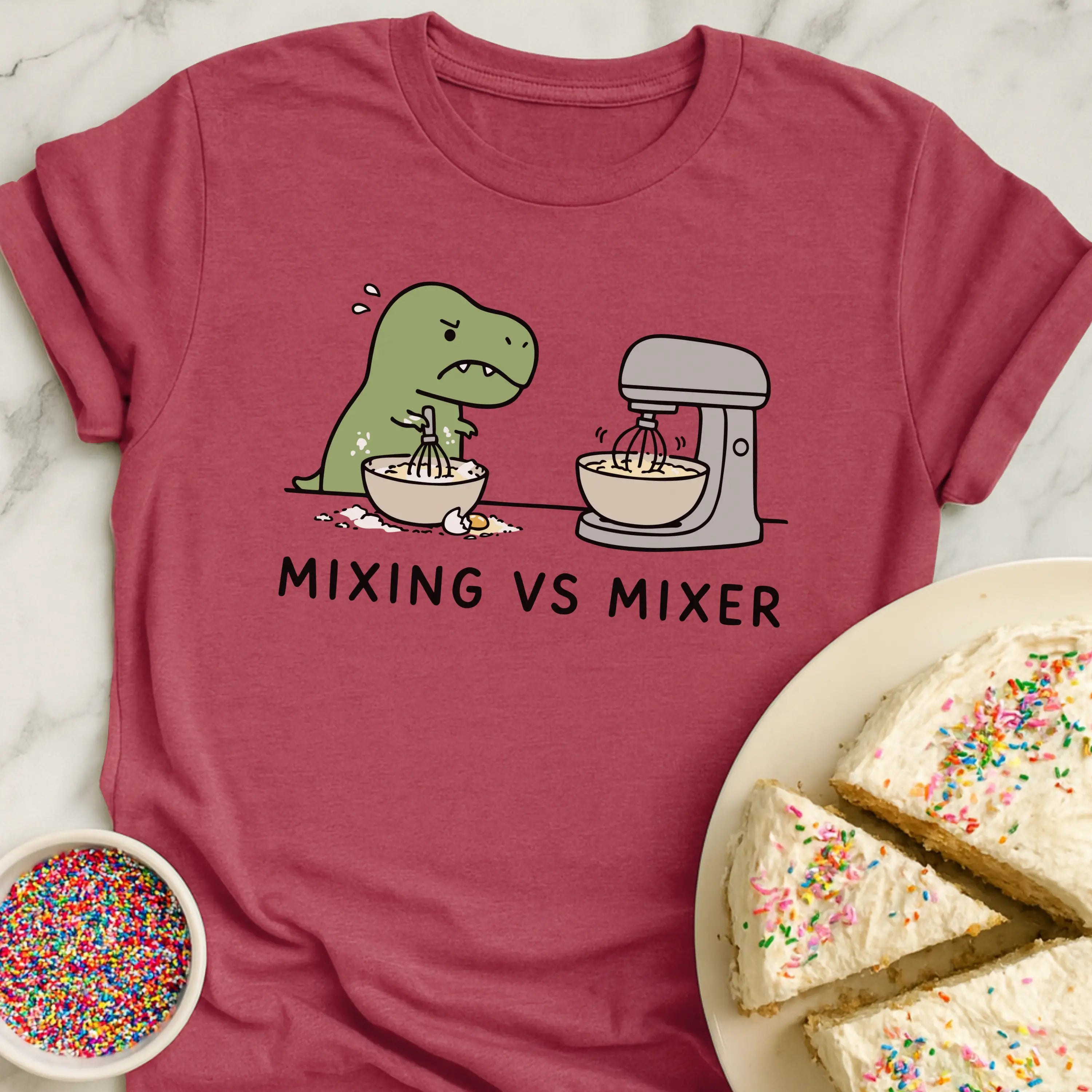 Mixing T-Rex Vs Mixer T-Shirt