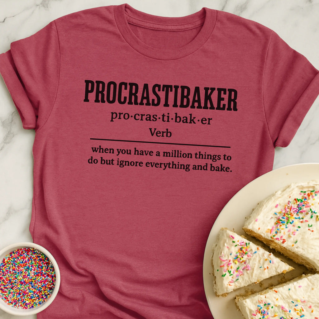 Procrastibaker Definition T-Shirt