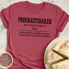 Procrastibaker Definition T-Shirt