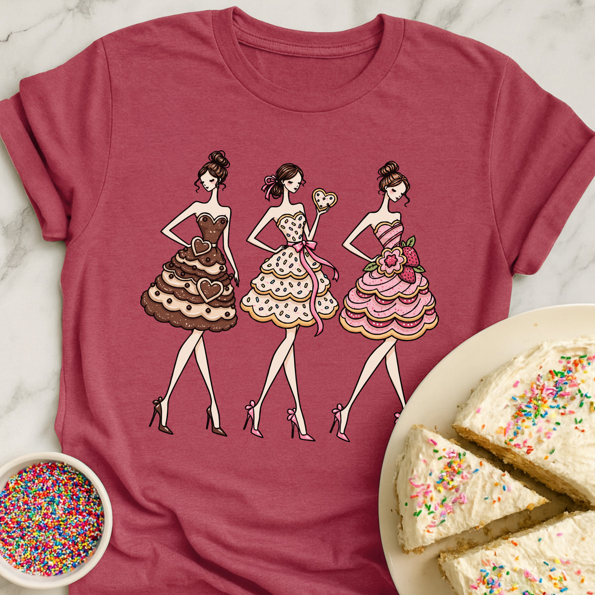 Trio Cookie Ladies T-Shirt