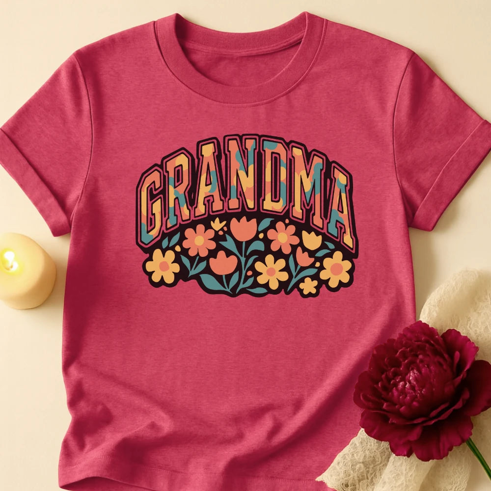 Flower Colors Grandma T-Shirt