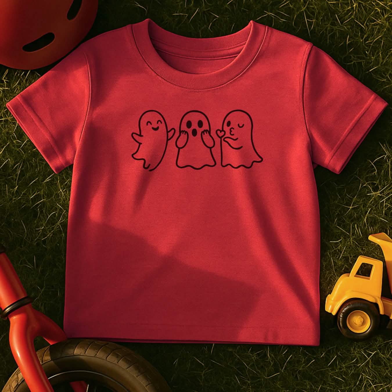 Three Ghosts Toddler Halloween T-Shirt