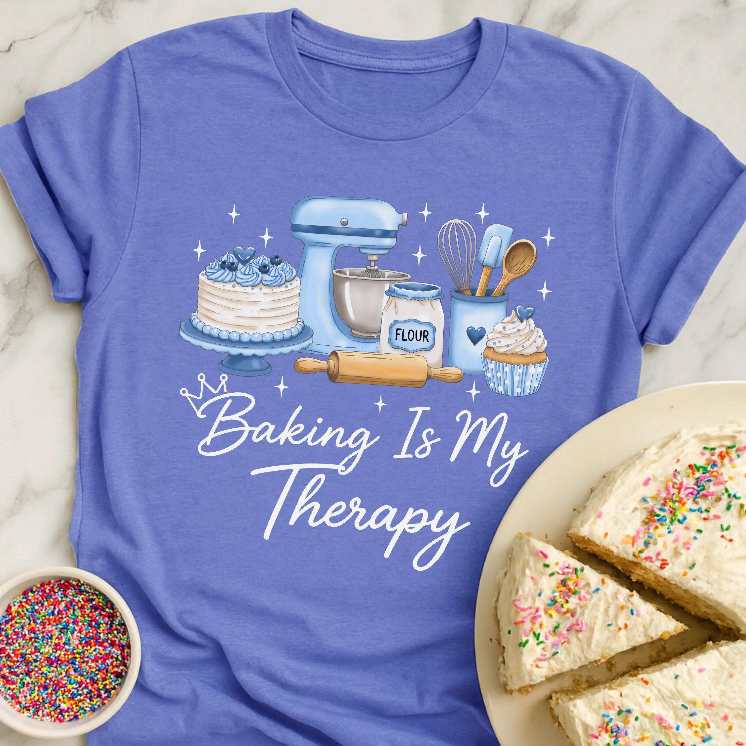 Baking Therapy Sparkle T-Shirt