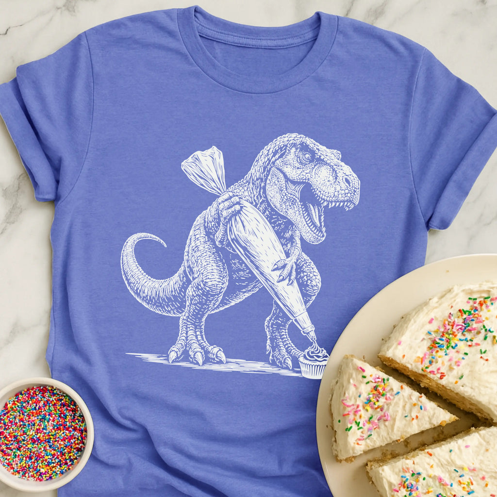 T-Rex Cupcake Icing T-Shirt