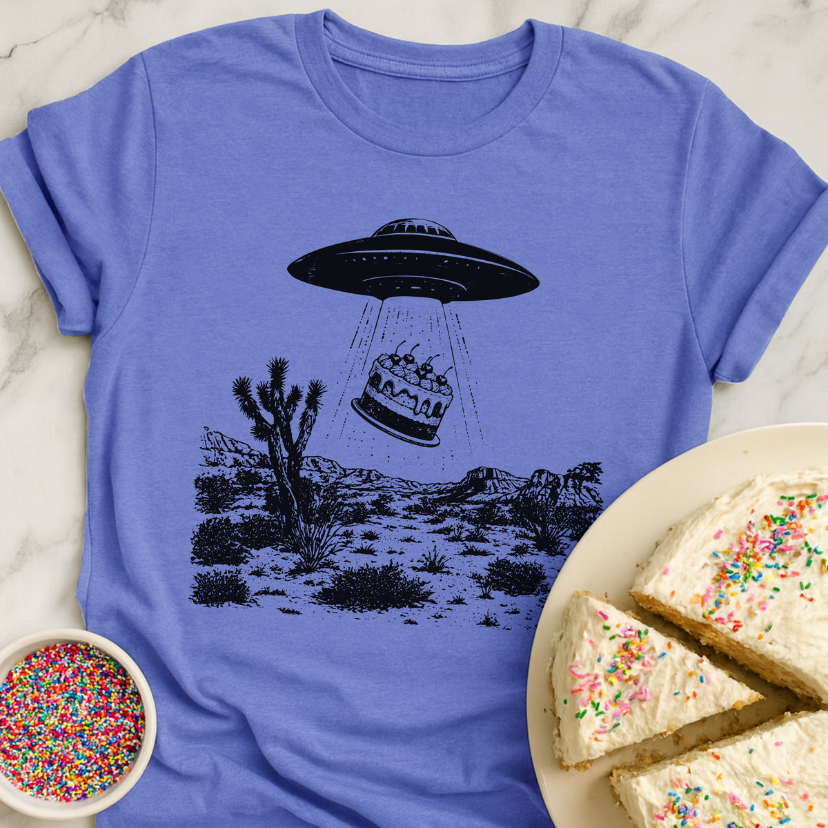 Beam Me Up Cake T-Shirt
