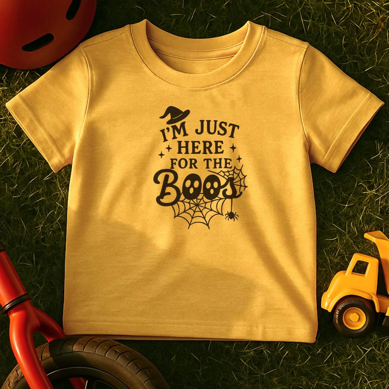 Boo Vibes Toddler Halloween T-Shirt