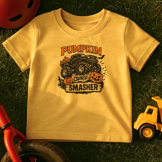 Pumpkin Smasher Toddler Halloween T-Shirt