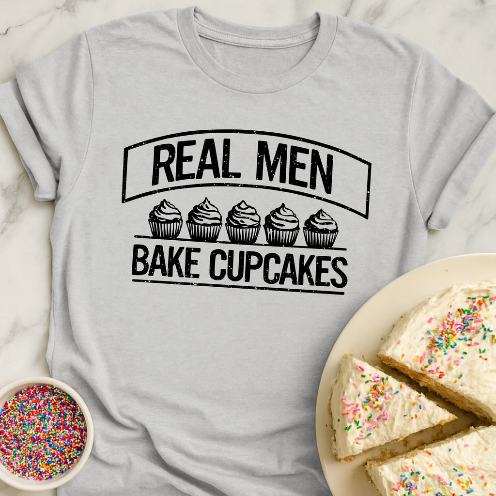 Men Bake Cupcakes T-Shirt