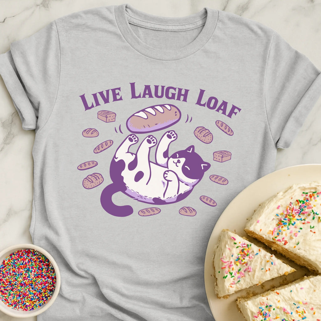Loaf Playing Cat T-Shirt