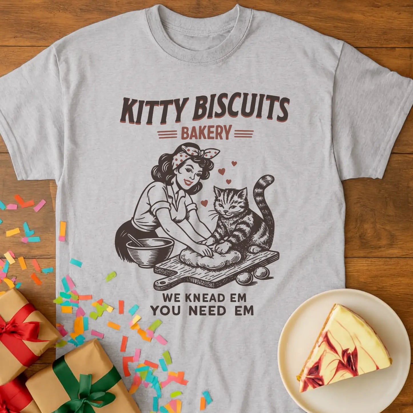 Kitty Biscuits Grandma T-Shirt