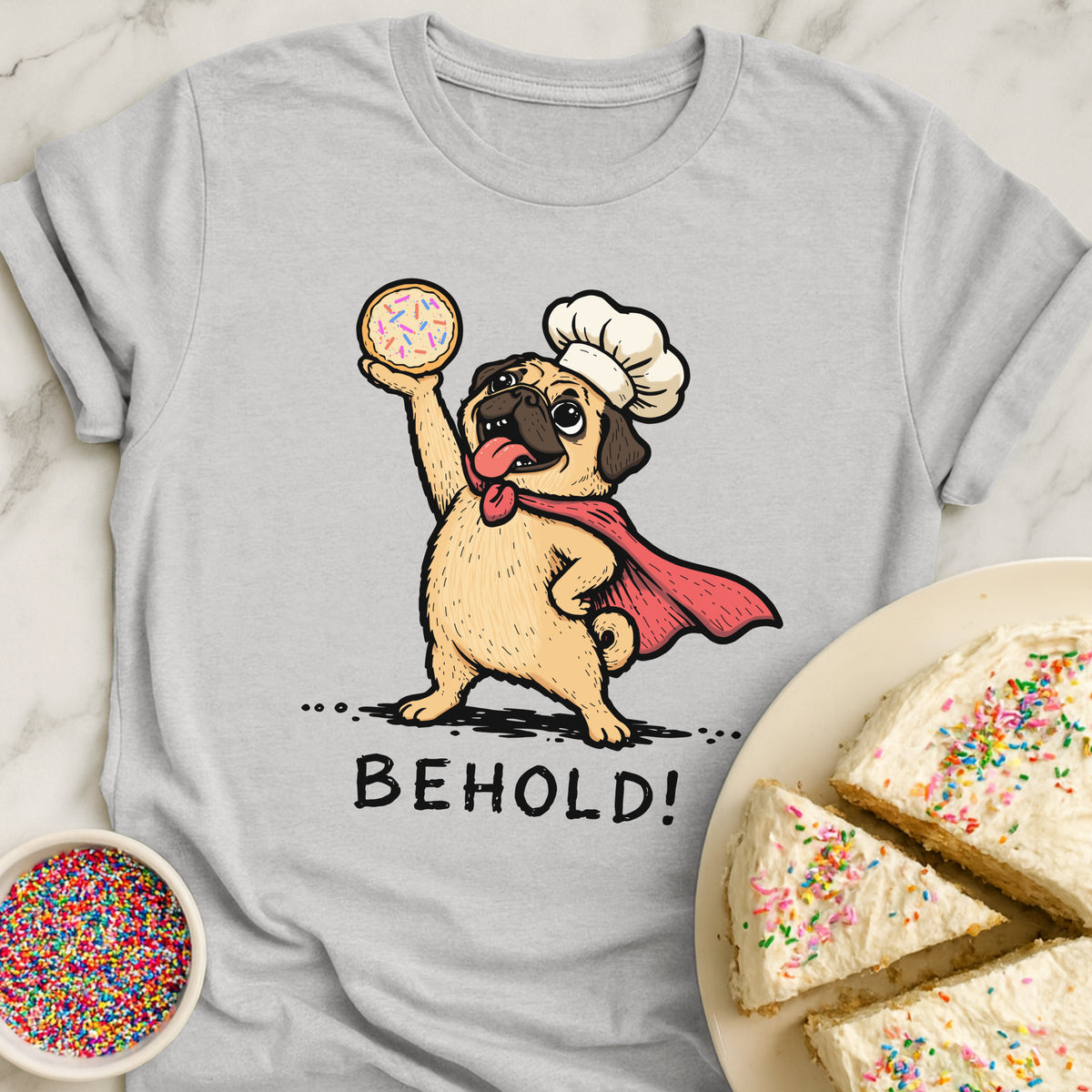 Pug Sugar Cookie T-Shirt