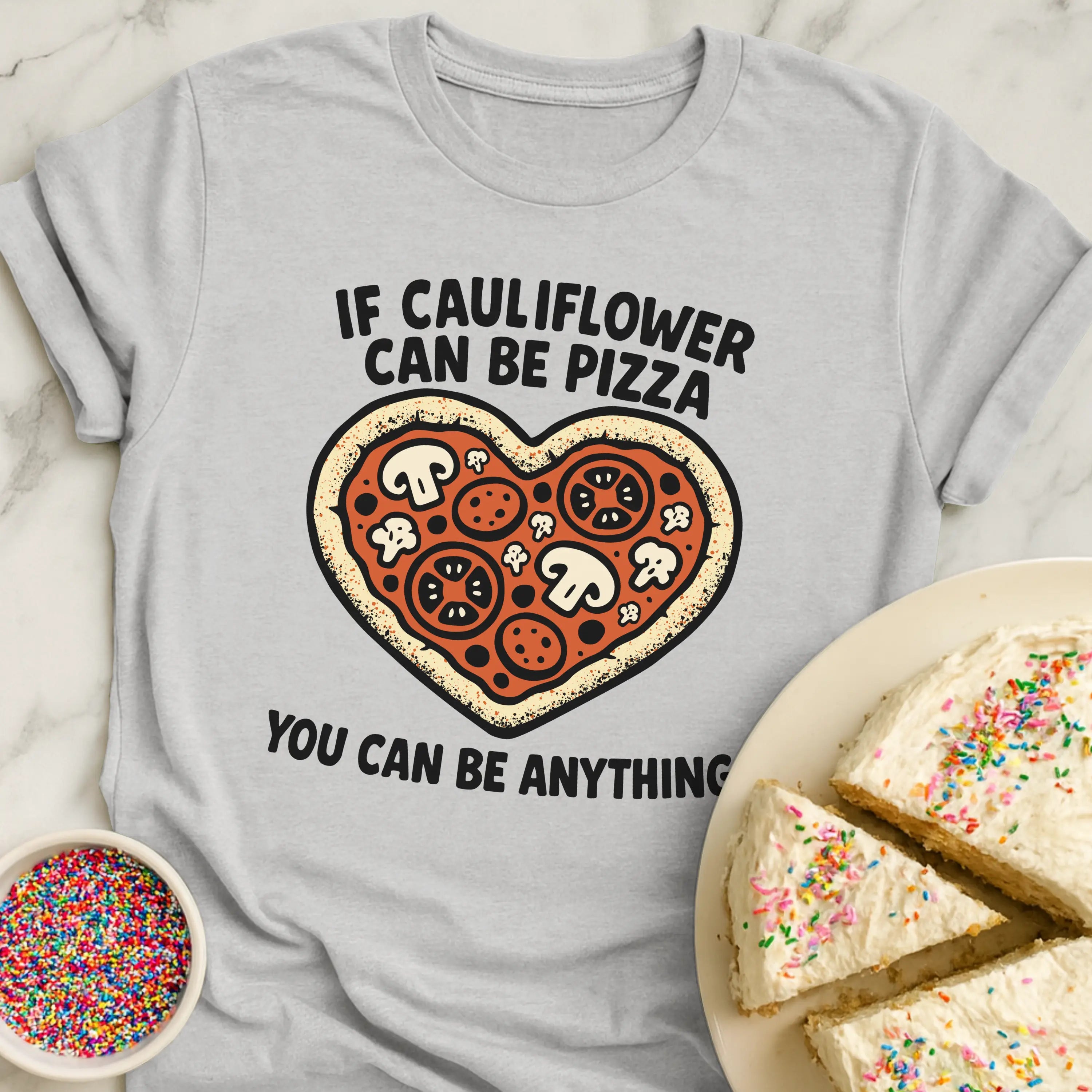 Cauliflower Pizza T-Shirt