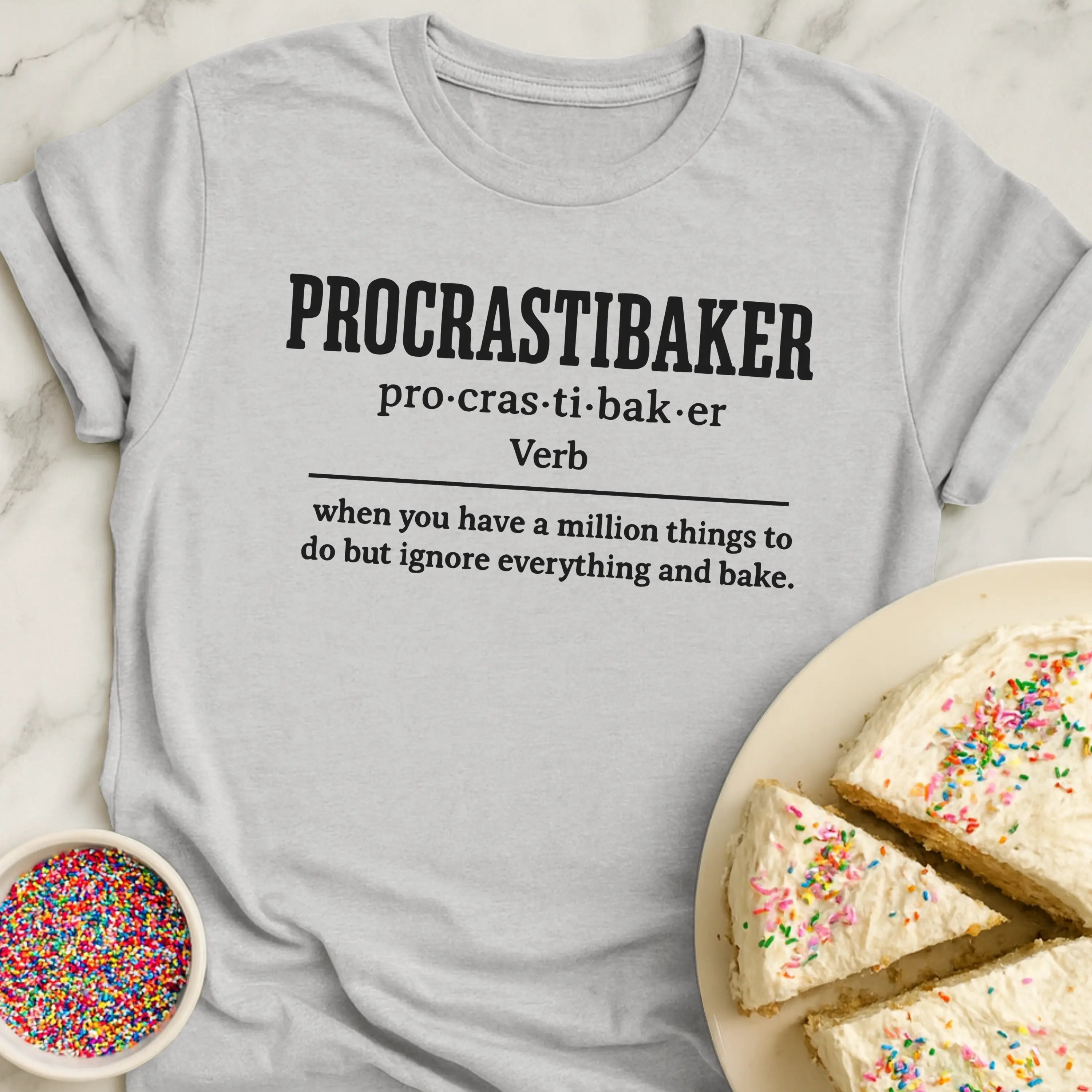 Procrastibaker Definition T-Shirt