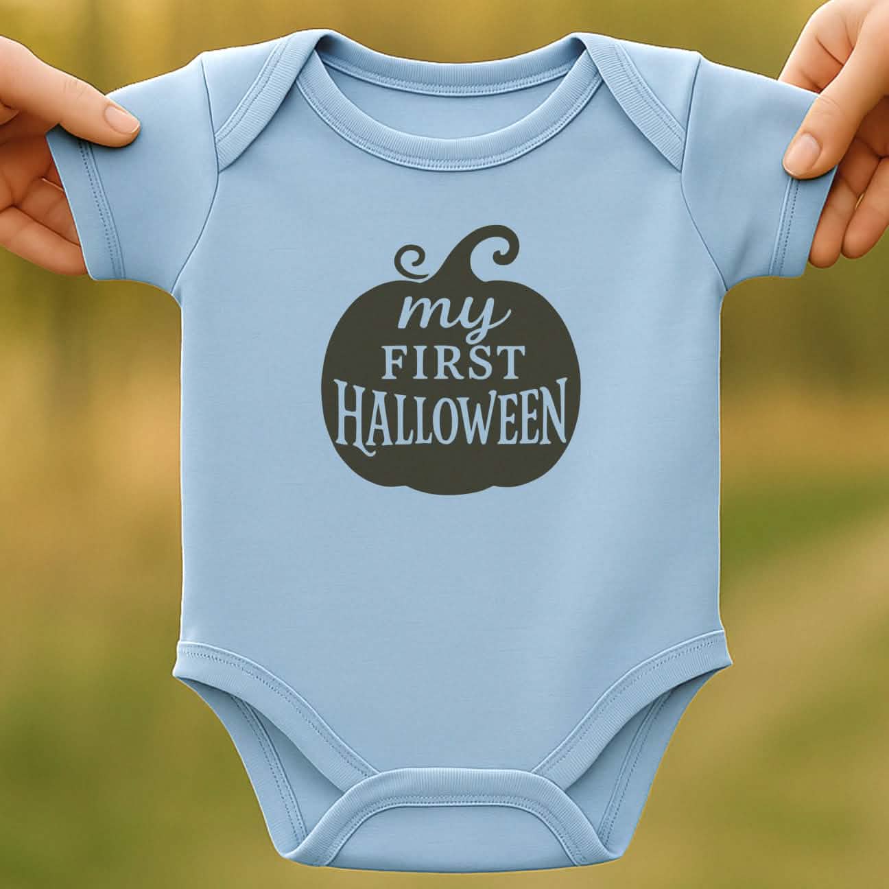 Pumpkin First Halloween Baby Bodysuit
