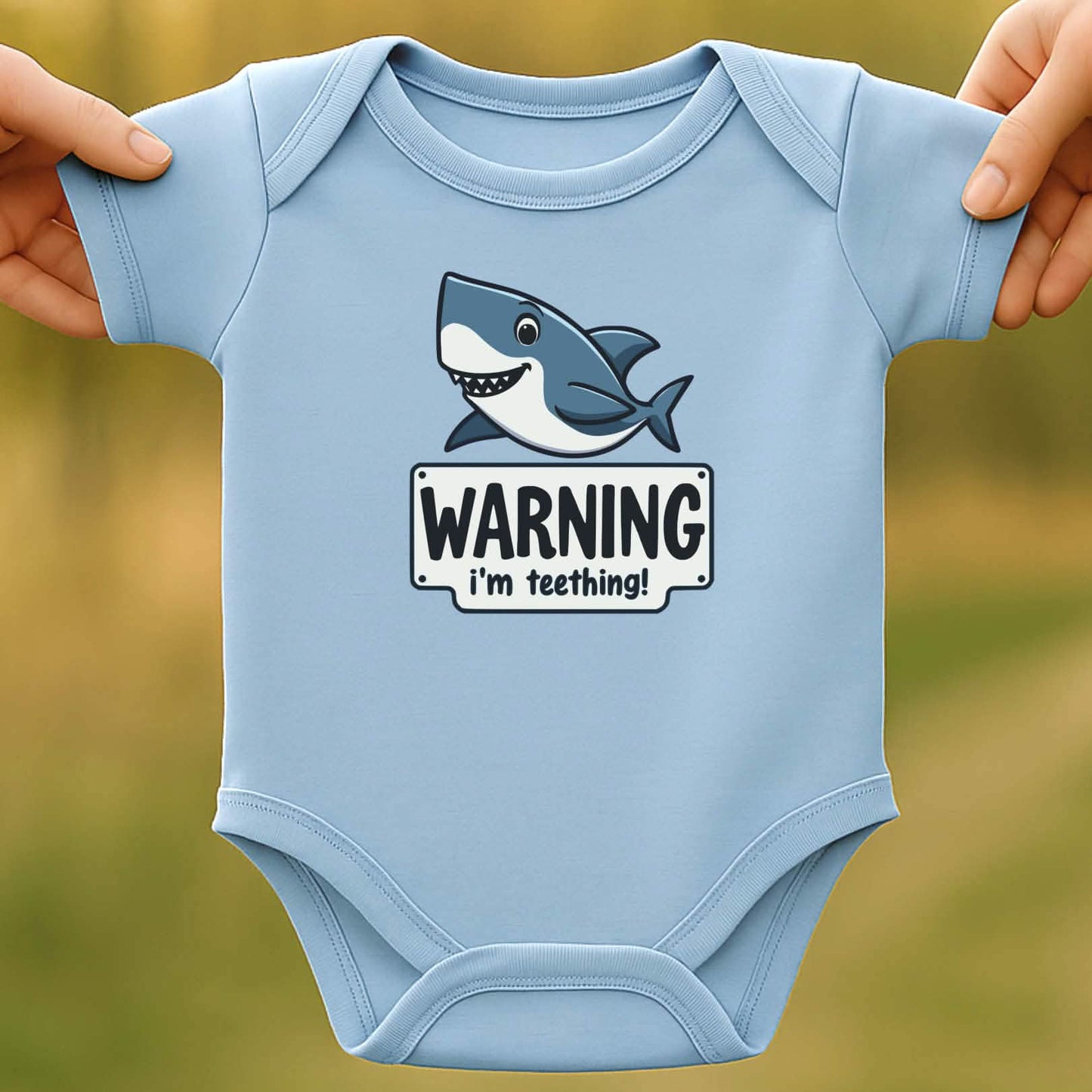 Shark Bite Baby Bodysuit