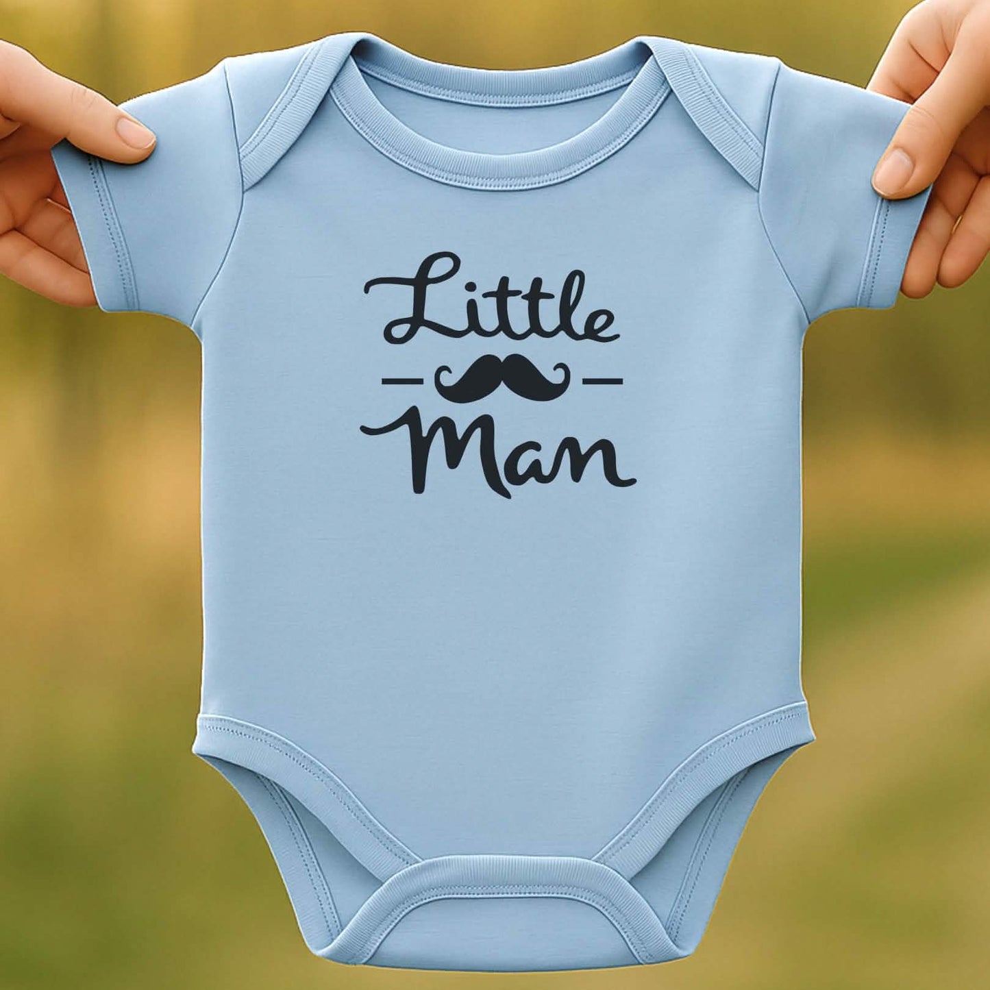 Little Man Baby Bodysuit