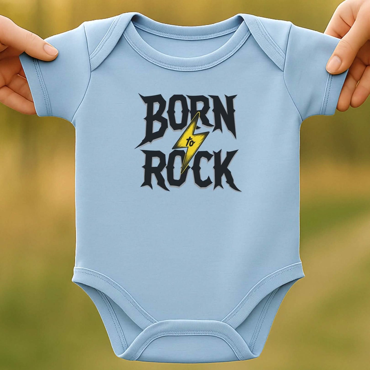 Born To Rock Baby Bodysuit