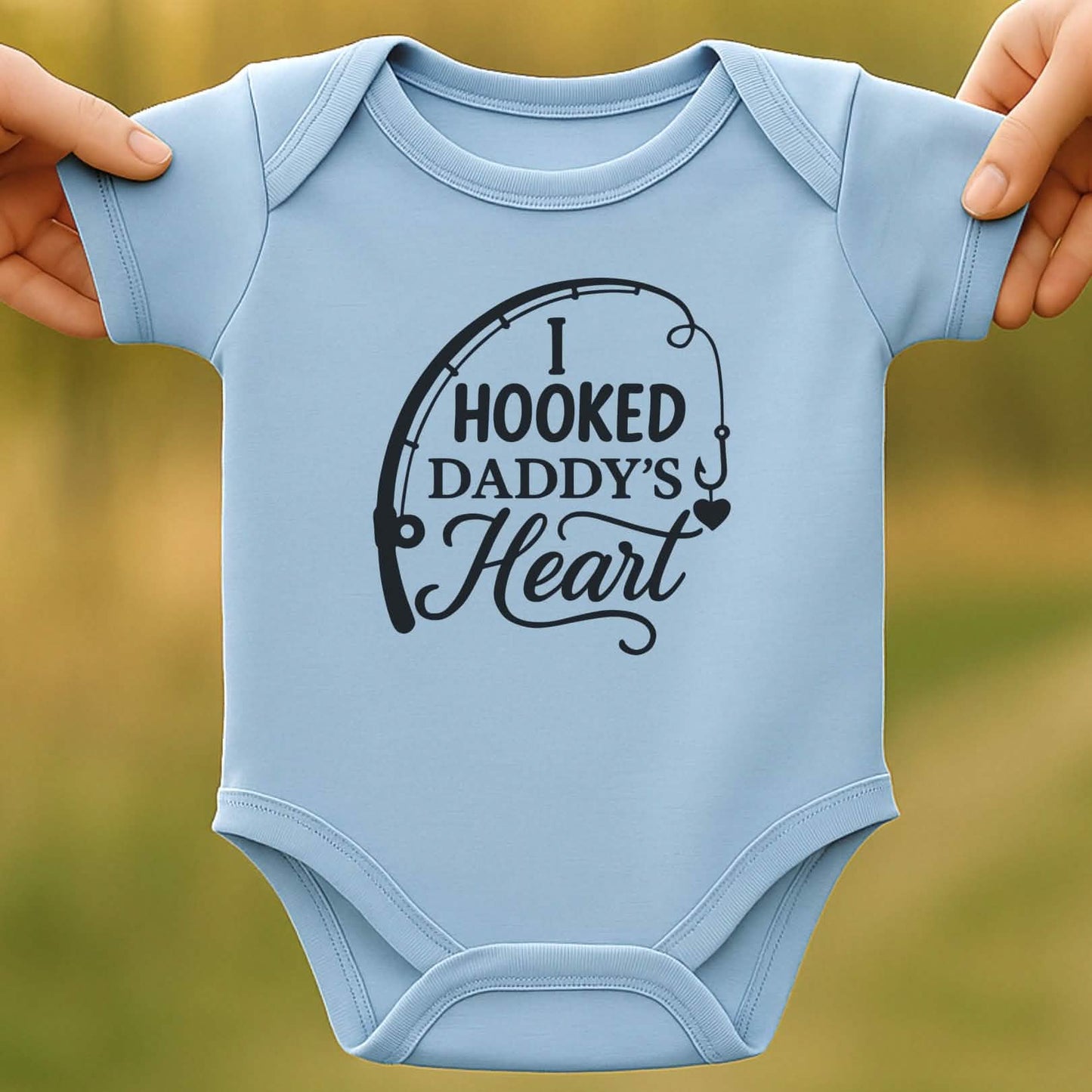 Hooked On You Baby Bodysuit