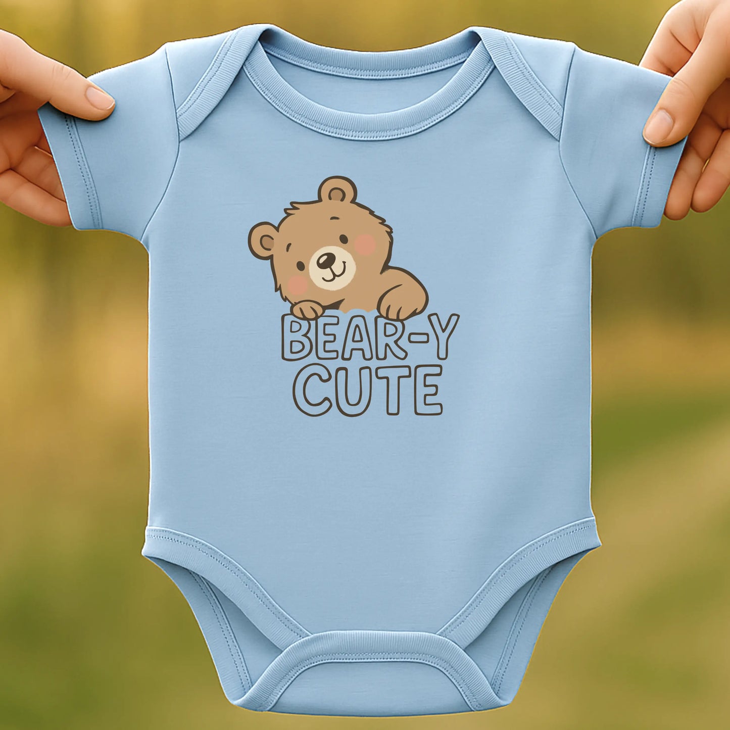 Cute Bear Baby Bodysuit