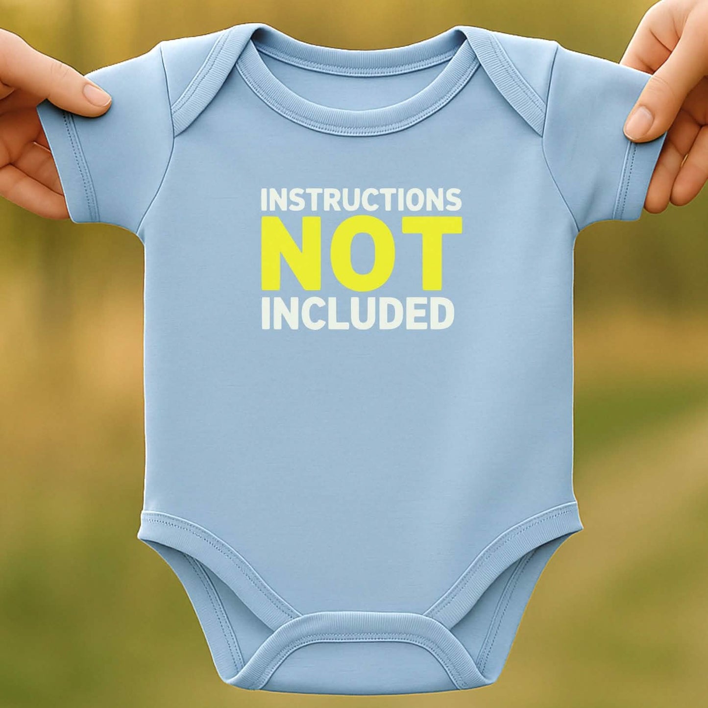 No Manual Baby Bodysuit