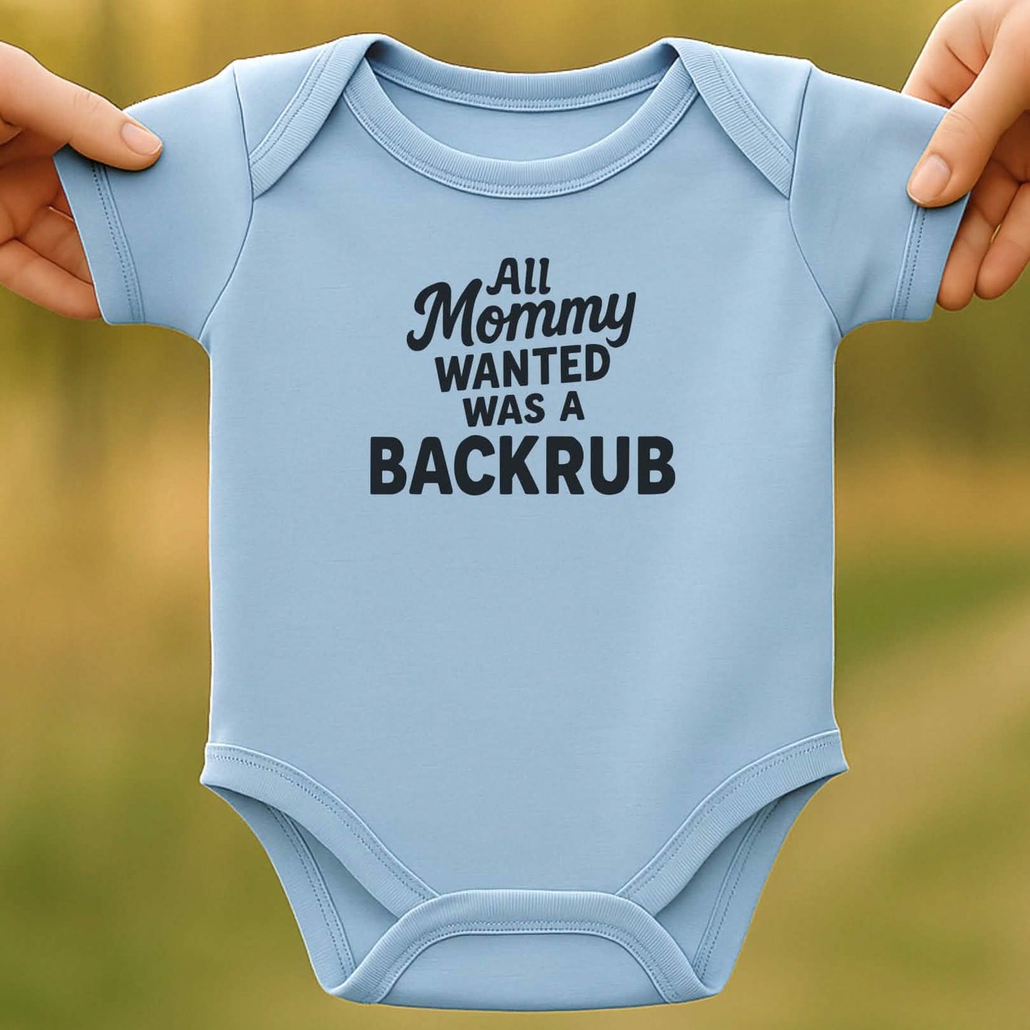 Backrub Baby Bodysuit