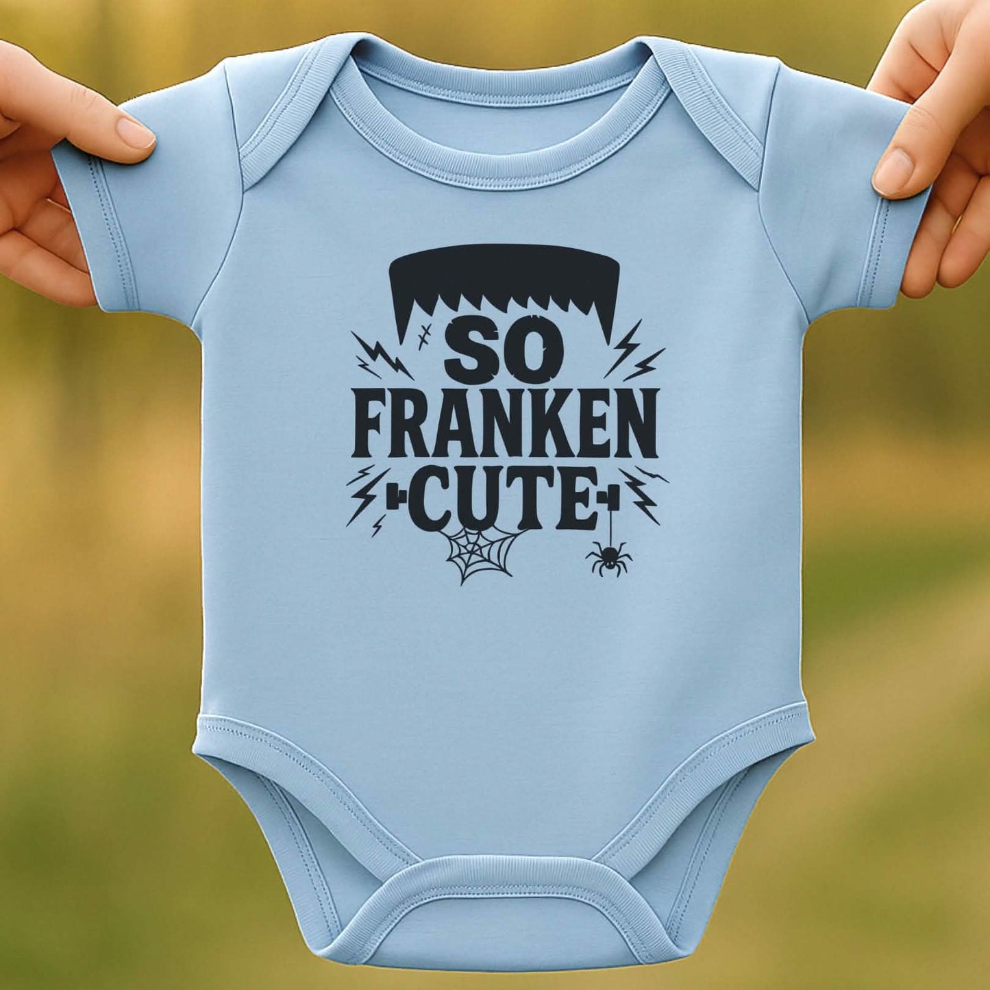 Franken Cute Baby Halloween Bodysuit