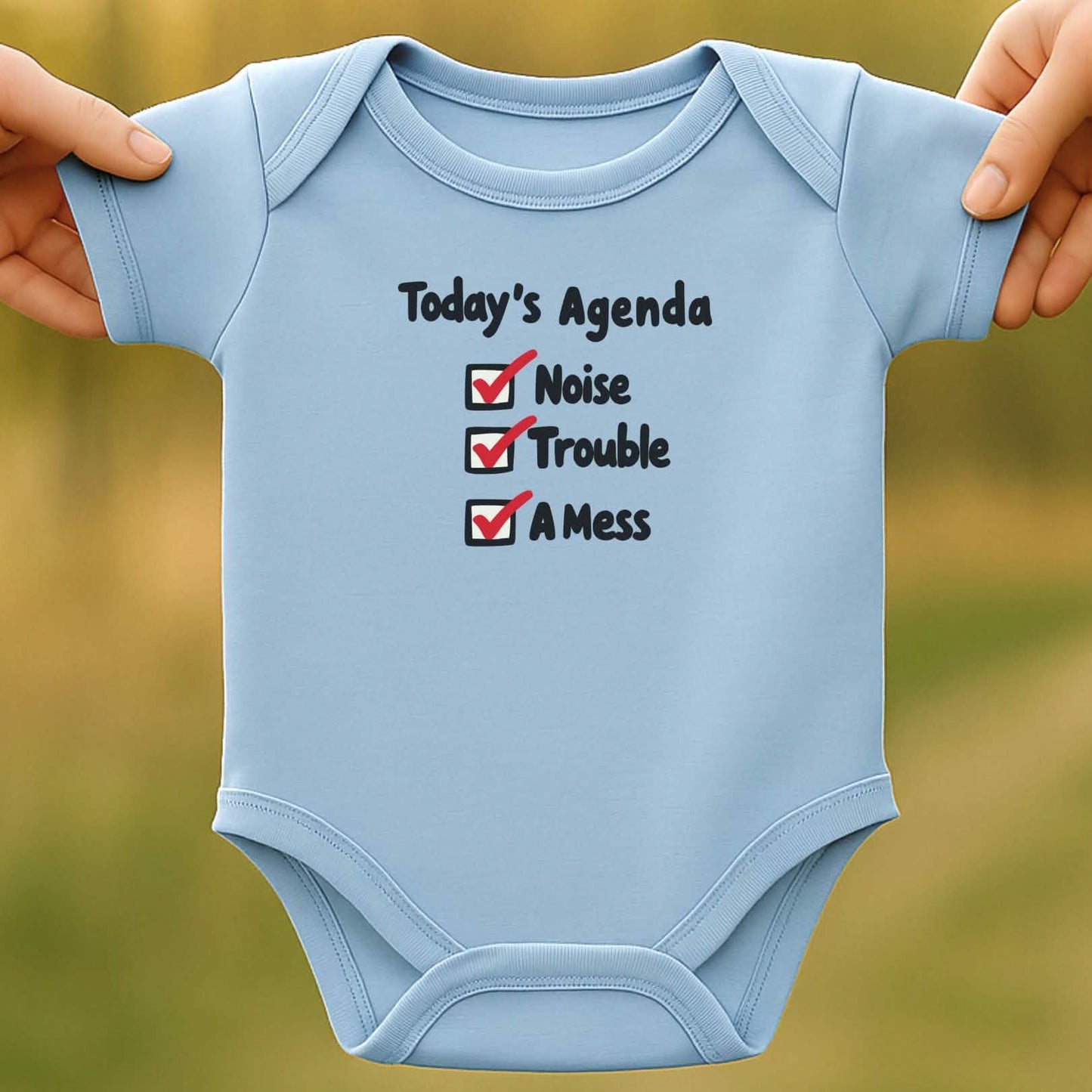 Checklist Chaos Baby Bodysuit