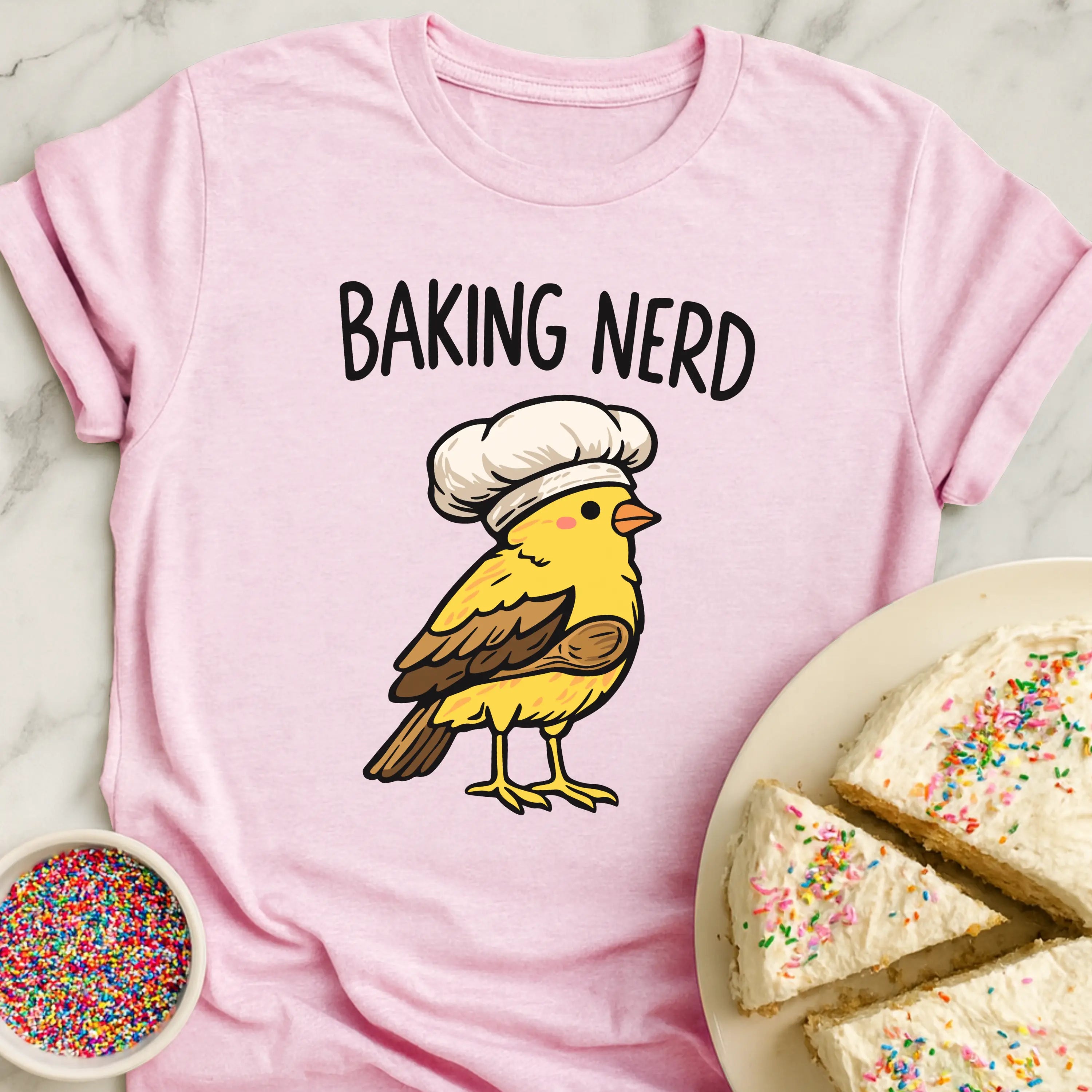 Baking Bird Nerd T-Shirt